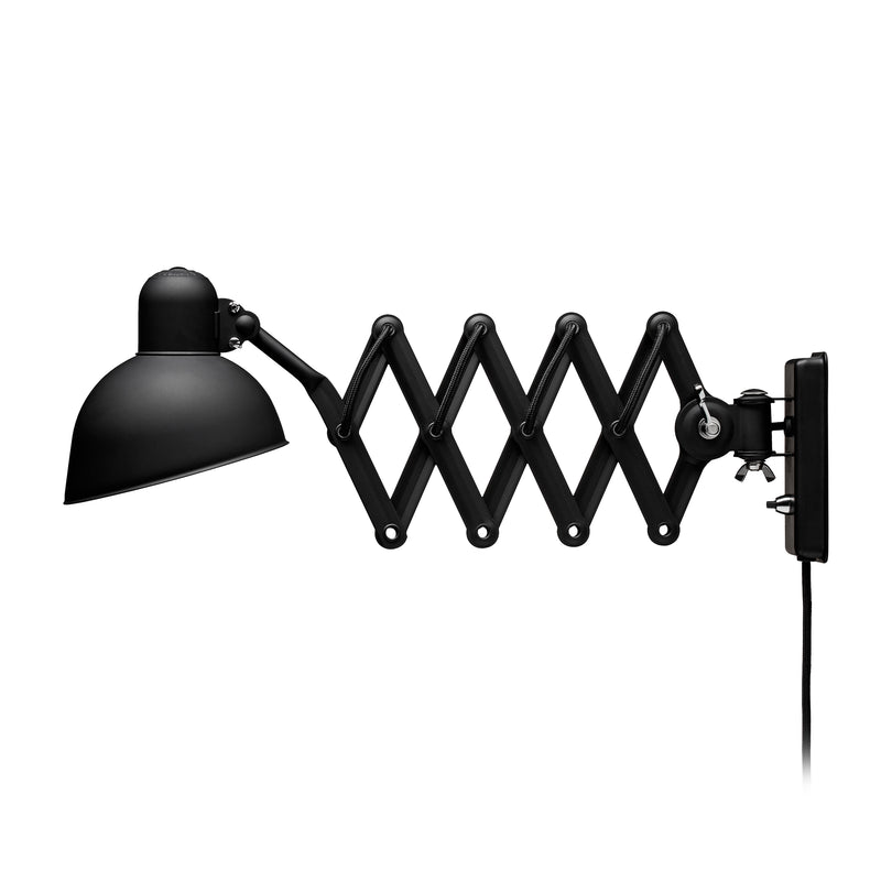 Fritz Hansen - KAISER idell 6718 Scherenleuchte Wandleuchte | schwarz matt