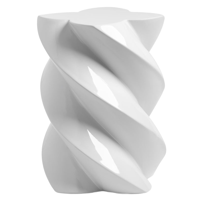 &amp;klevering - Marshmallow Beistelltisch | 39,5 x Ø 29 cm / concrete