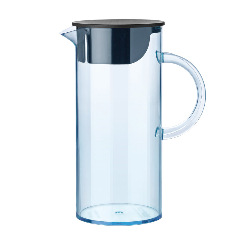 Stelton - EM77 Kanne mit Deckel | blau