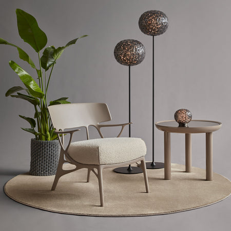 Kartell - A.I. Lounge Chair | grau/weiß
