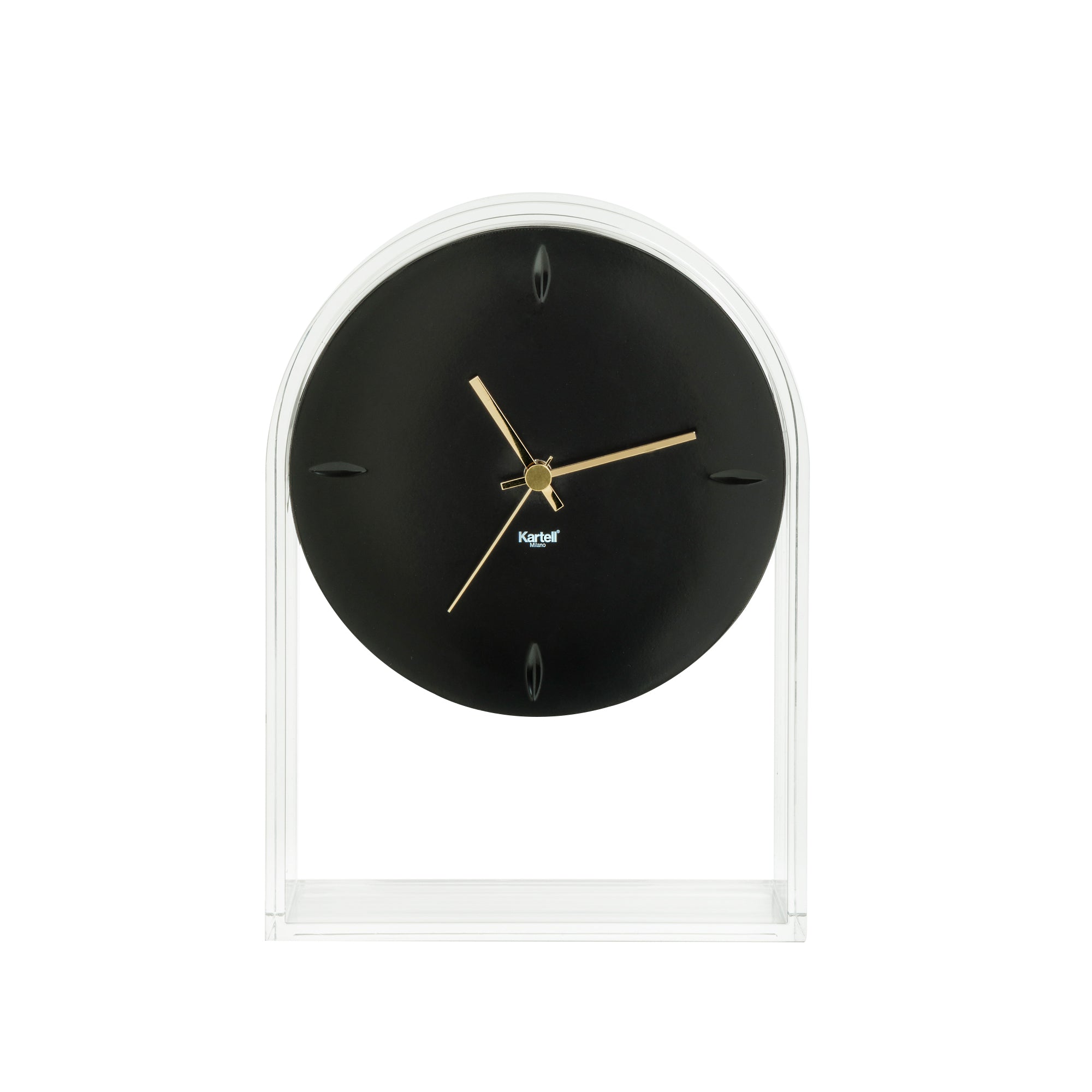 Kartell - Air du Temps Tischuhr | schwarz