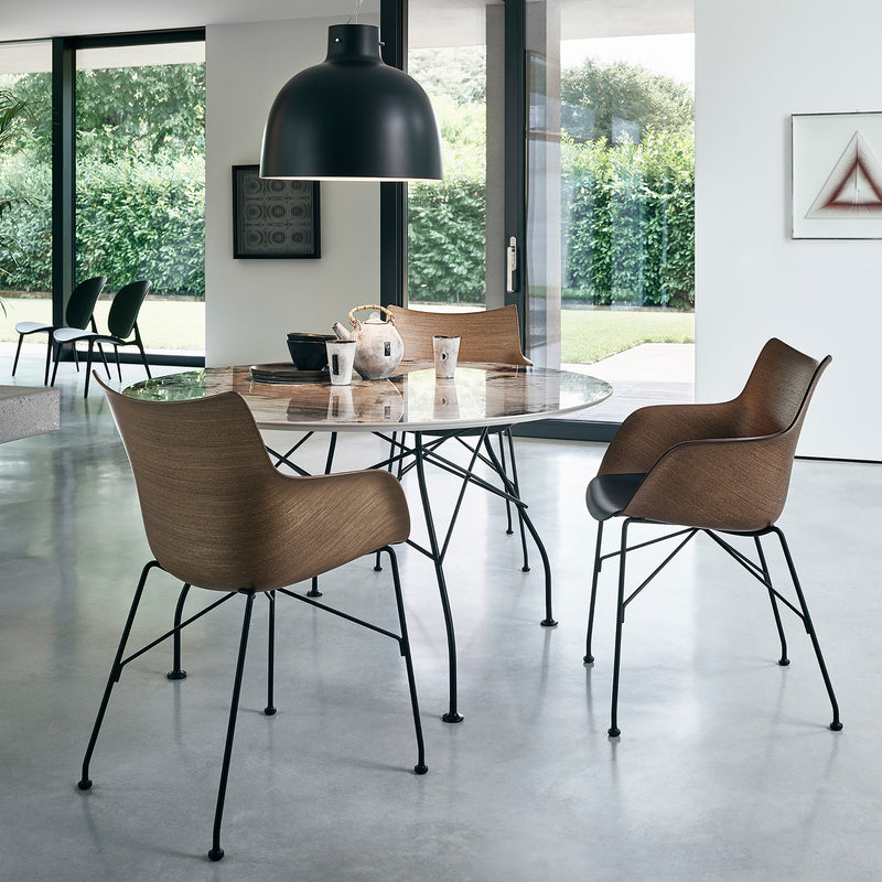 Kartell - Q/Wood Armlehnstuhl