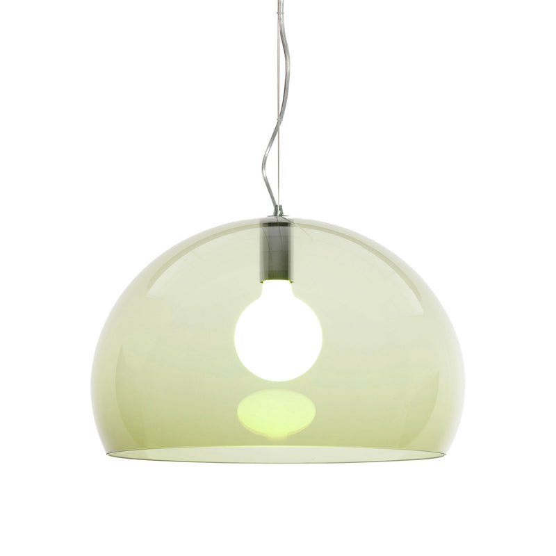 Kartell - FL/Y Pendelleuchte | olivgrün