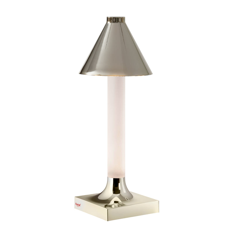 Kartell - Goodnight LED Akkuleuchte mit Diffusor | bronzefarben matt