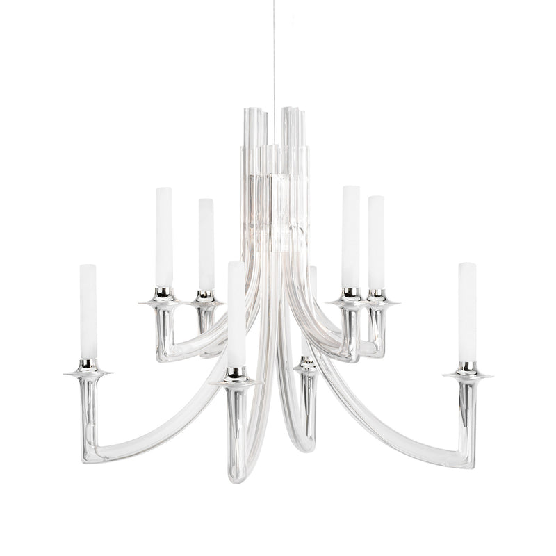Kartell - Khan Kronleuchter | glasklar