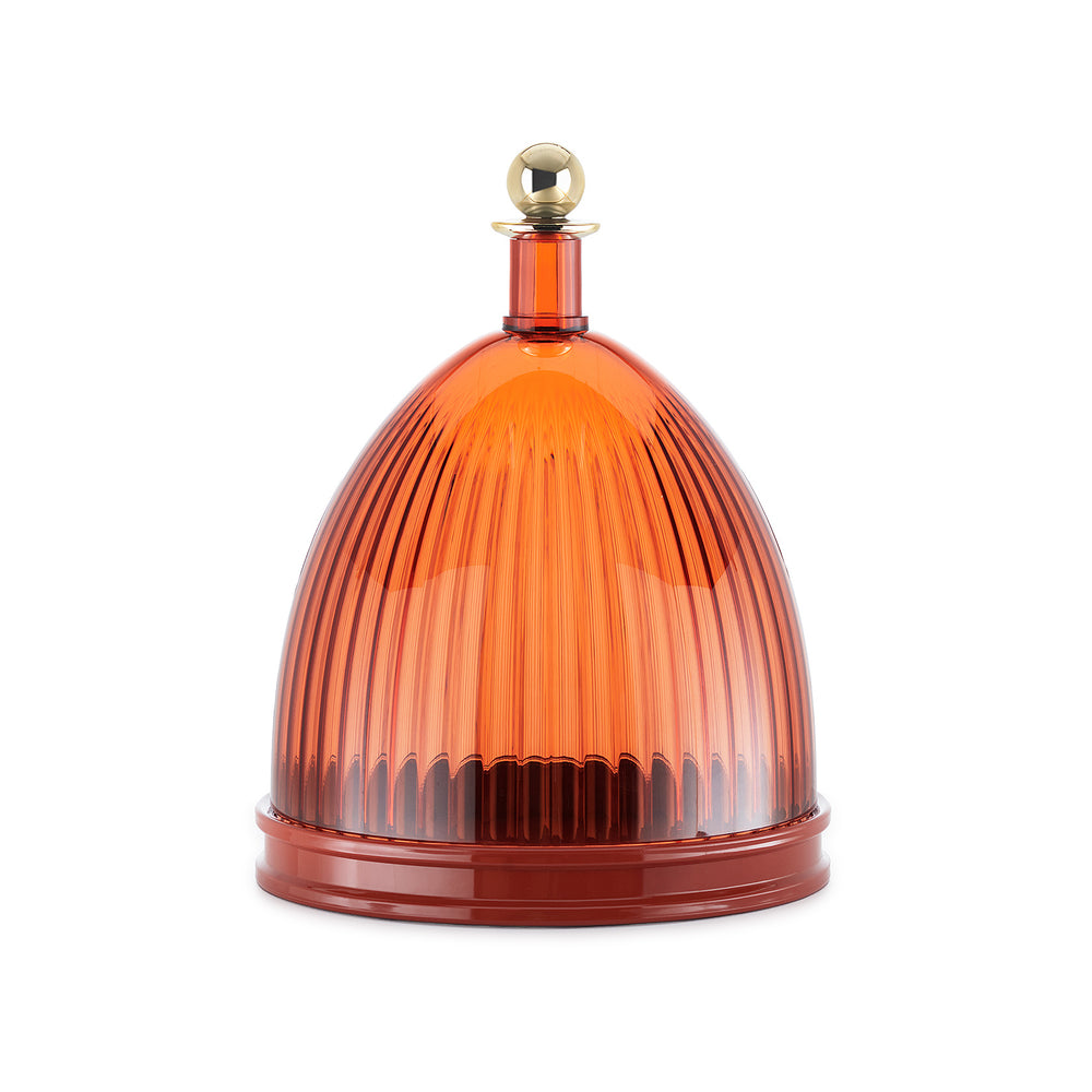 Kartell - La Coupole Tablett mit Glocke | bernstein