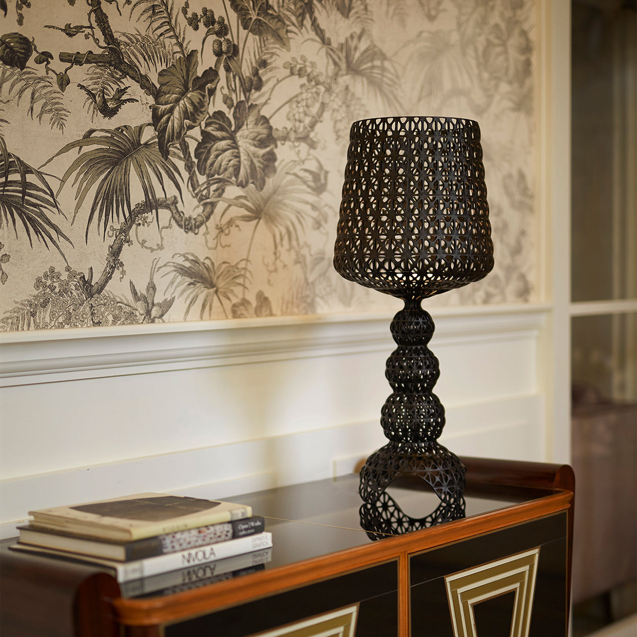 Kartell - Mini Kabuki LED-Tischleuchte | schwarz