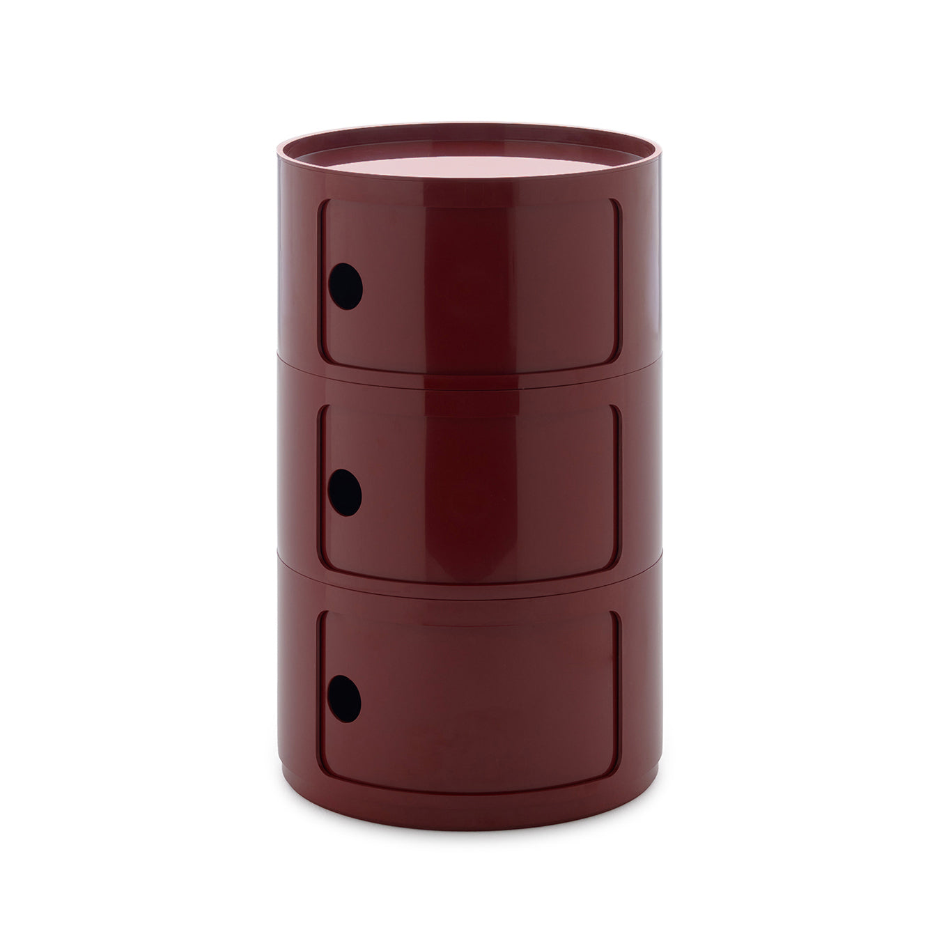 Kartell - New Big Componibili Container | H 69,5 cm / burgunder
