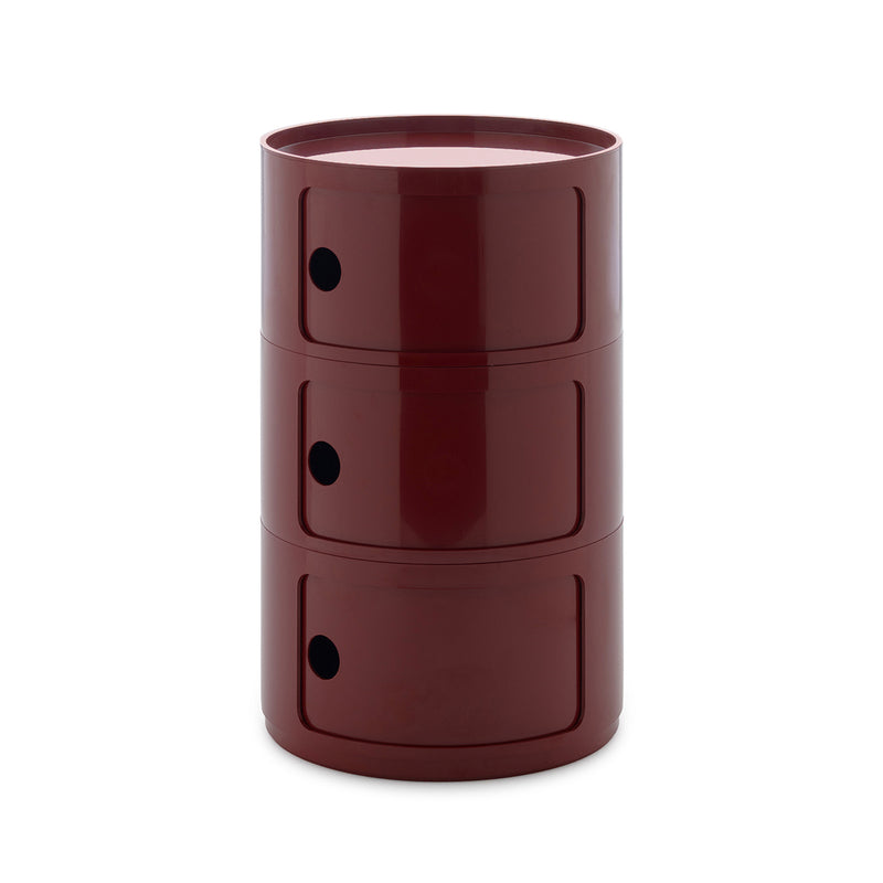 Kartell - New Big Componibili Container | H 69,5 cm / burgunder