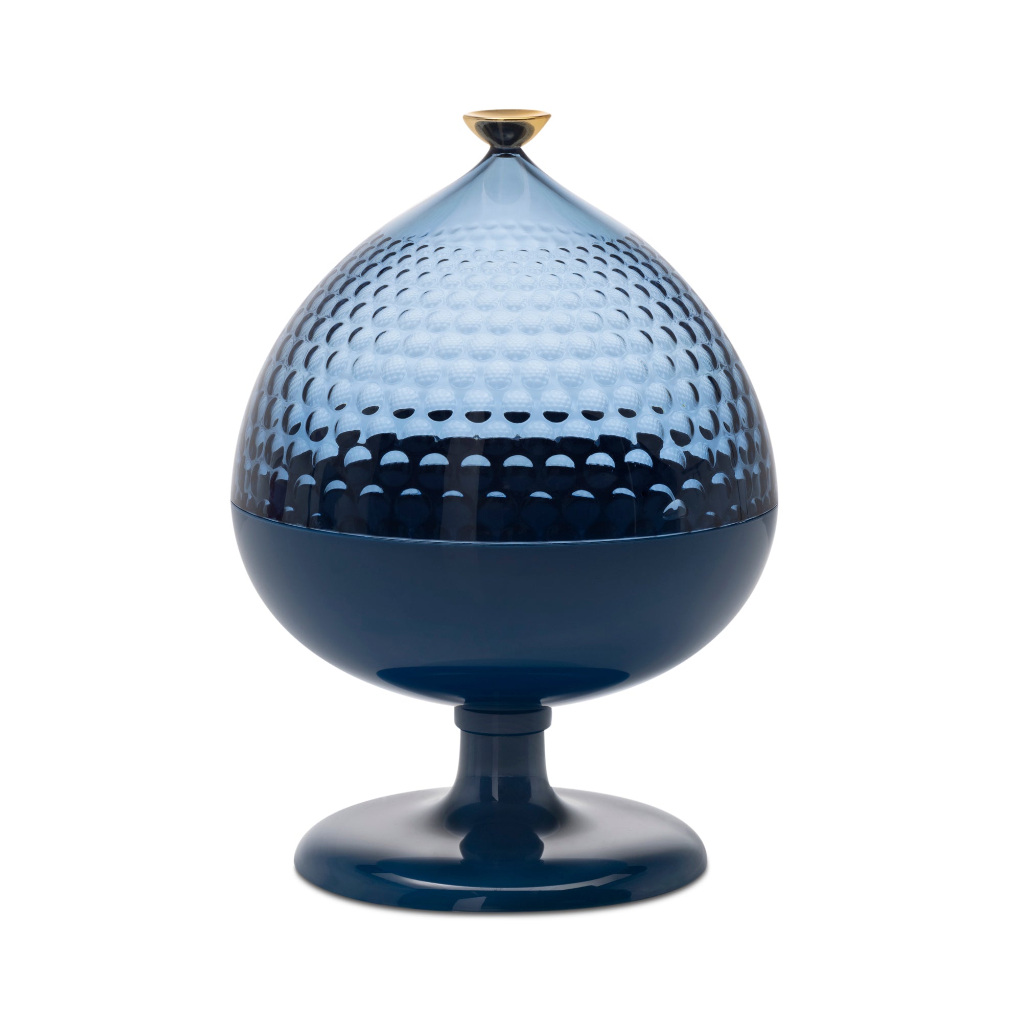 Kartell - Pumo Aufbewahrungsglas | blau/hellblau