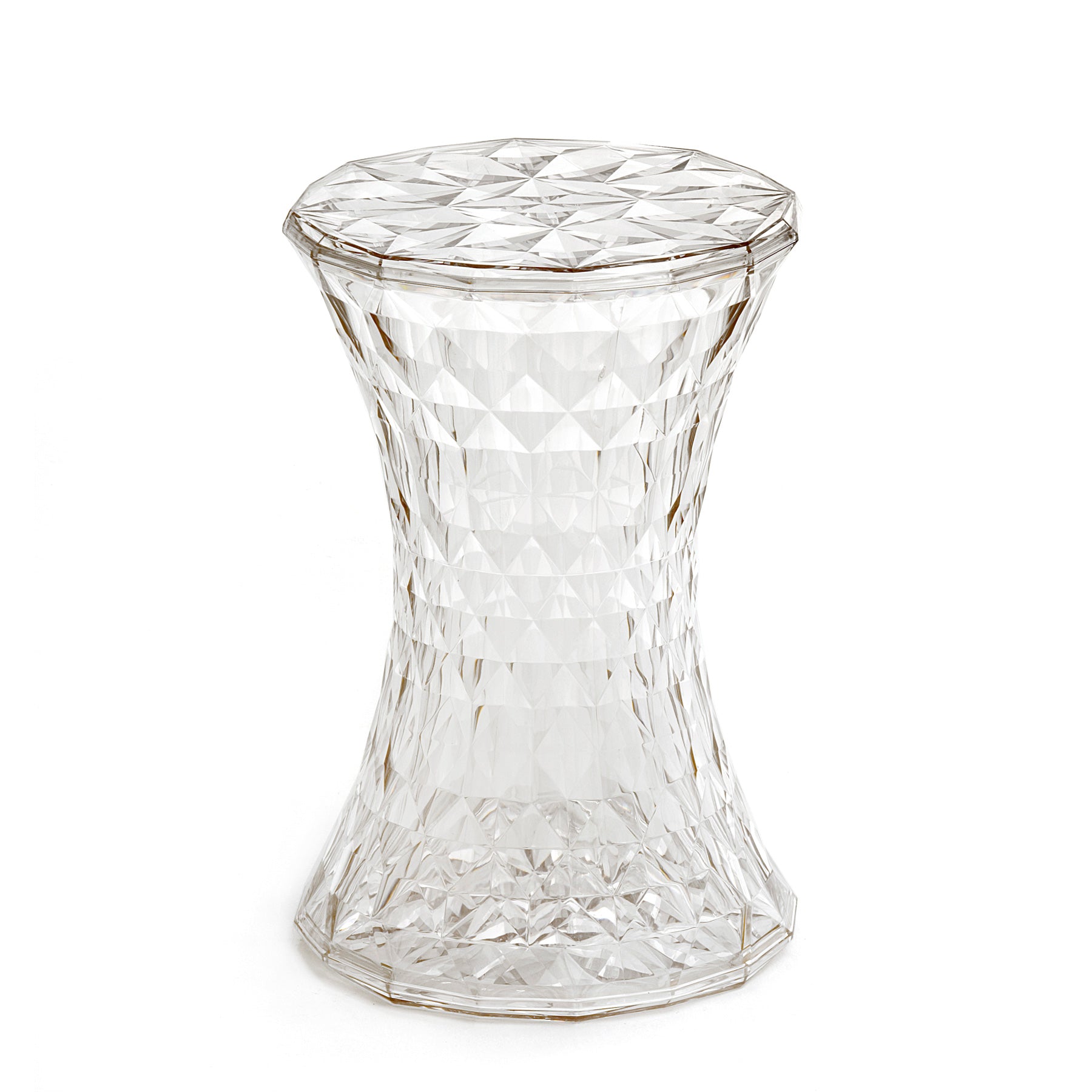 Kartell - Stone Beistelltisch und Hocker | glasklar