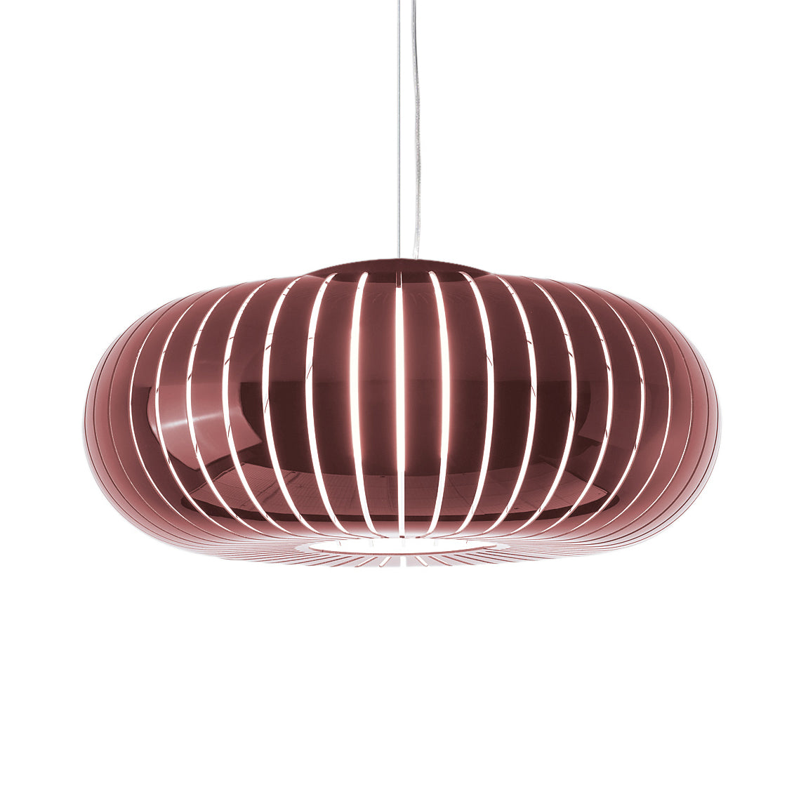 Kartell - Teresa Pendelleuchte | burgunder