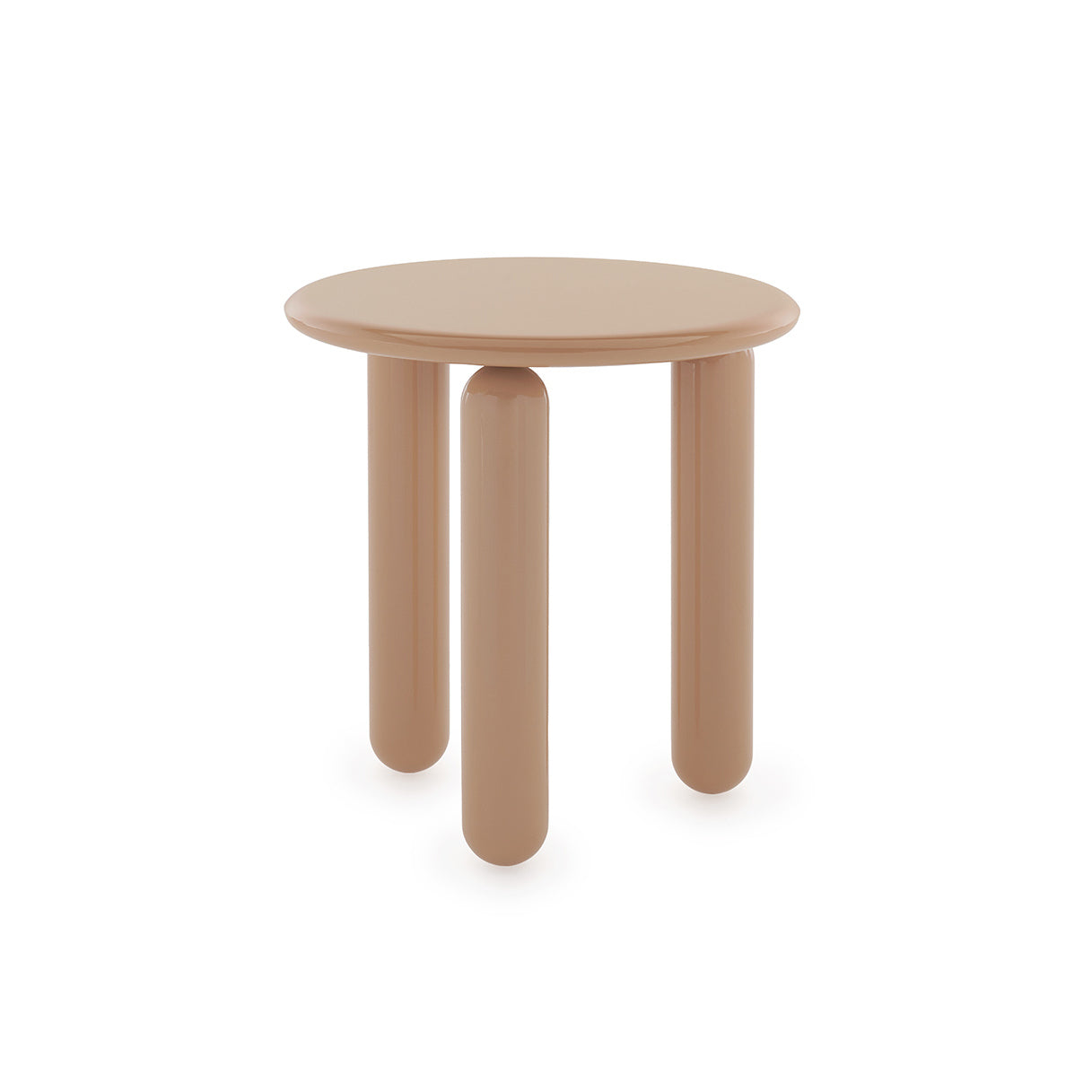 Kartell - Undique Mas Beistelltisch | Ø 48 cm / rosa