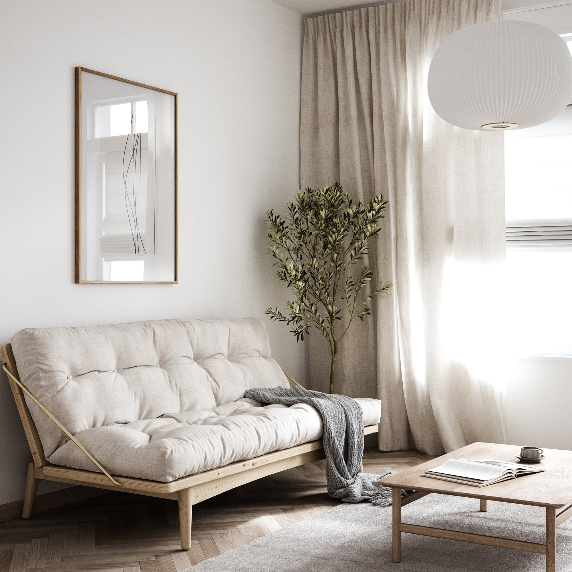 Karup Design - Folk Schlafsofa | 510 Cord Ivory