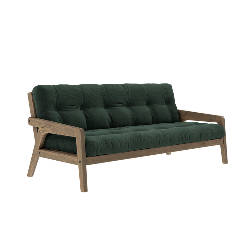 Karup Design - Grab Sofa | 512 Seaweed / 106 Carob brown lacquered