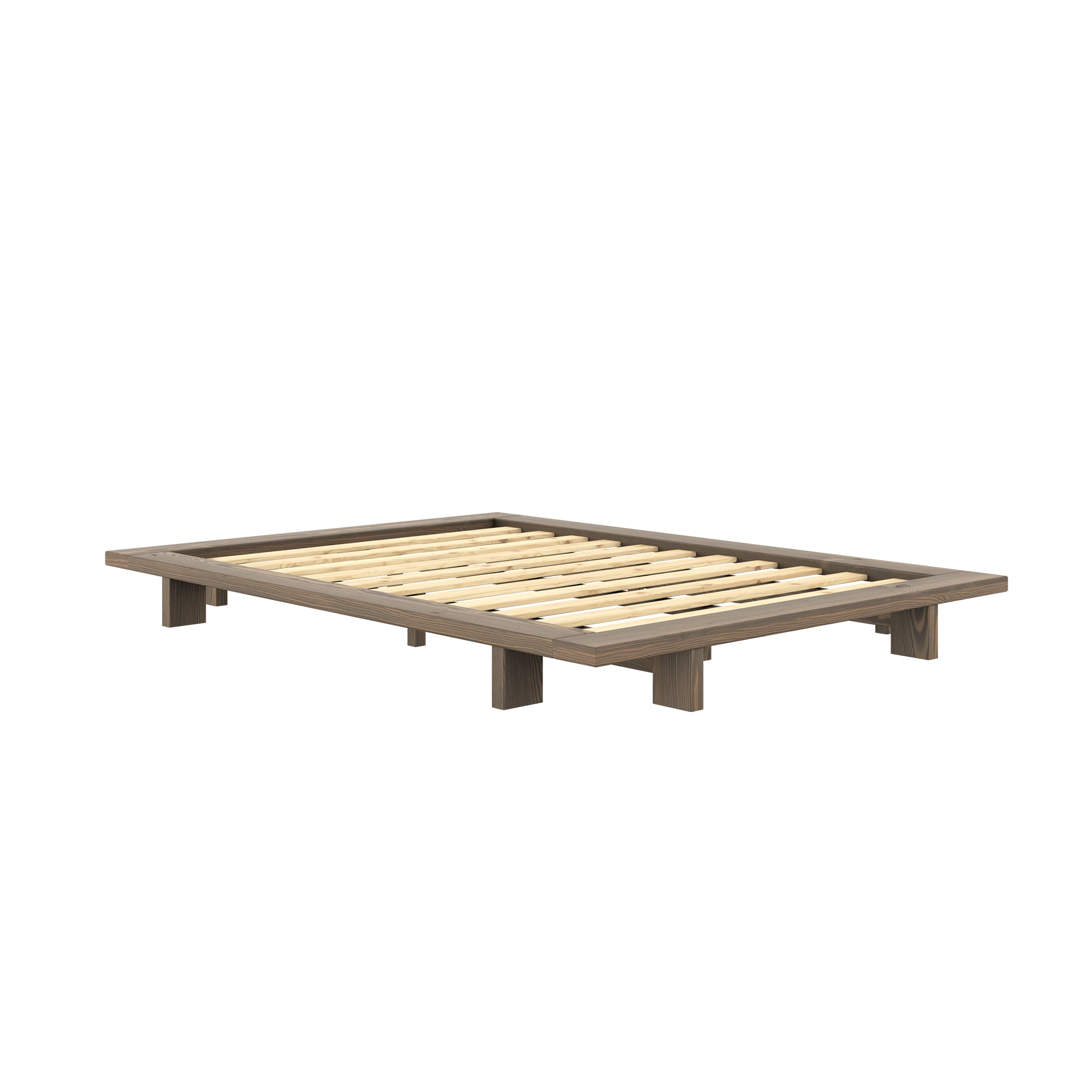 Karup Design - Futonbett Japan | 140 x 200 cm / 106 Carob brown lacquered