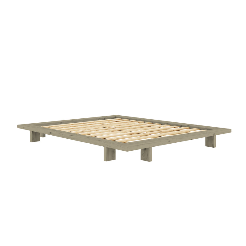 Karup Design - Futonbett Japan | 160 x 200 cm / Kiefer sage green