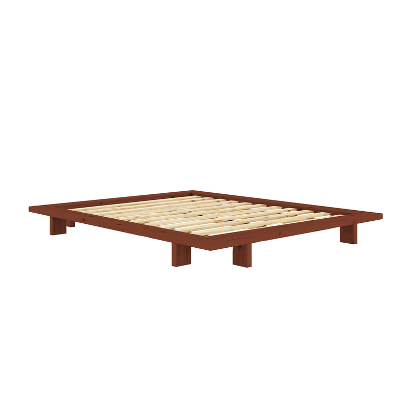 Karup Design - Futonbett Japan | 160 x 200 cm / Kiefer terra red