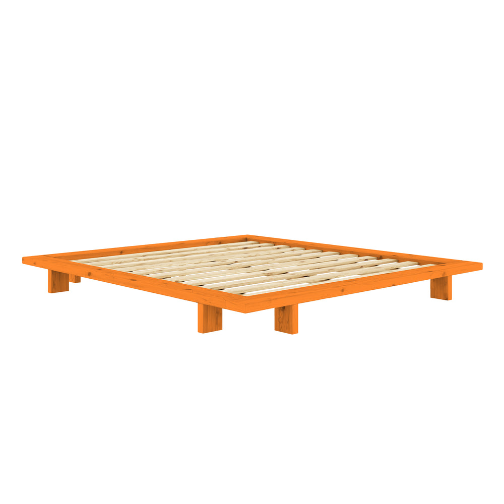 Karup Design - Futonbett Japan | 180 x 200 cm / Kiefer solar orange