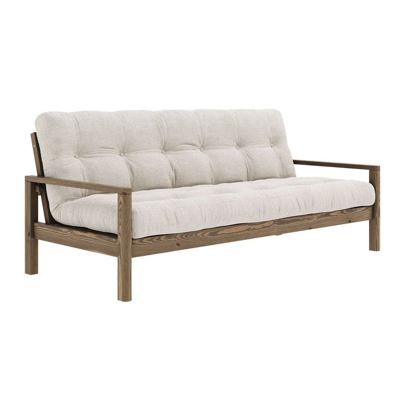Karup Design - Knob Schlafsofa | 510 Ivory / 106 Carob brown lacquered