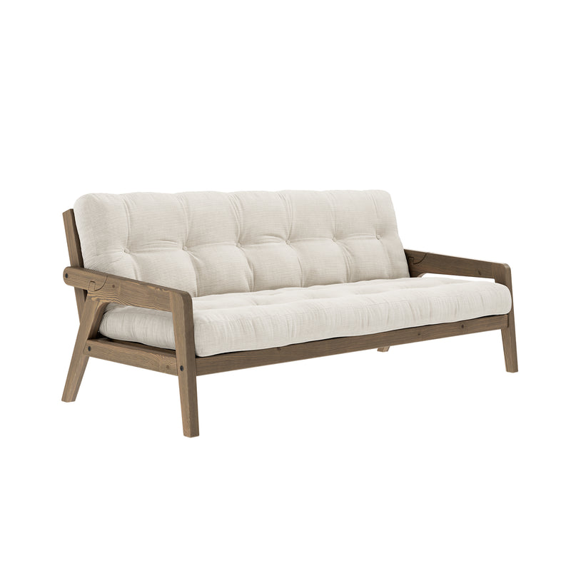 Karup Design - Grab Sofa | 510 Ivory / 106 Carob brown lacquered