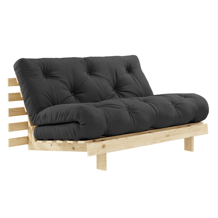 Karup - Roots Schlafsofa | 140 x 200 cm / dunkelgrau