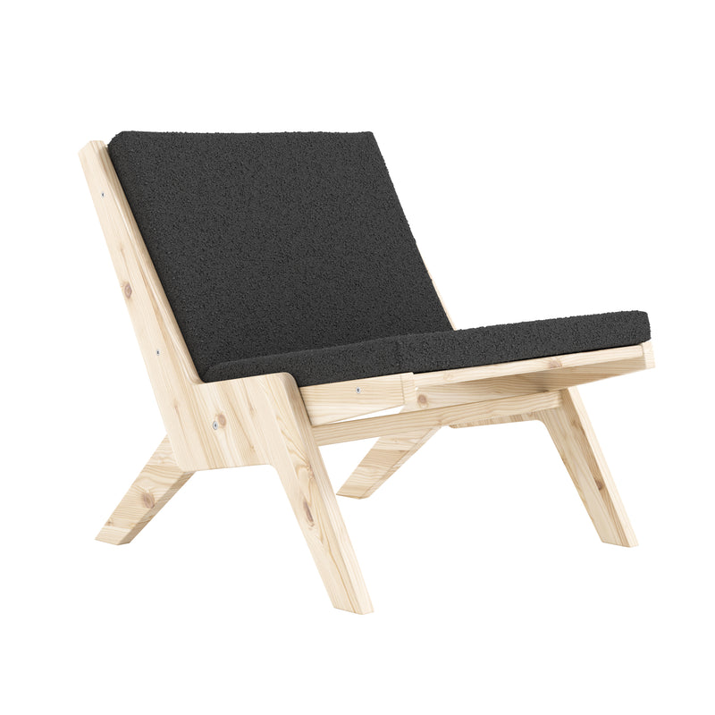 Karup Design - Sway Lounge Chair mit Sitzkissen | 621 Midnight Grey