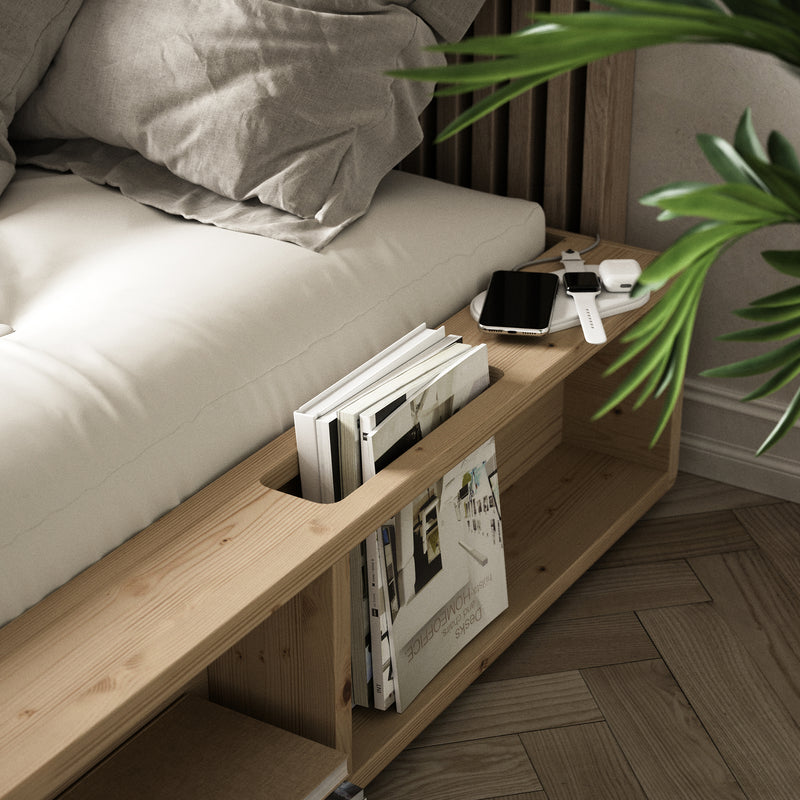 Karup Design - Ziggy Bettgestell mit Lattenrost und Aufbewahrung