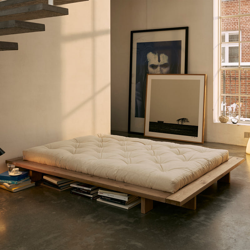 Karup Design - Futonbett Japan | 120 x 200 cm / Eiche geölt, 140 x 200 cm / Eiche geölt, 160 x 200 cm / Eiche geölt