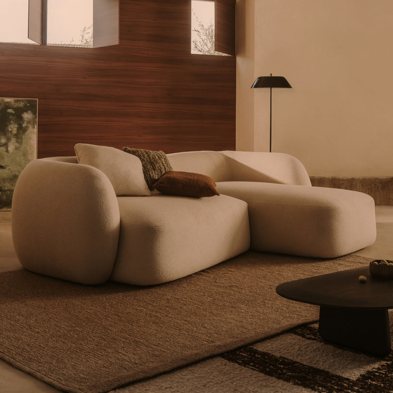Kave Home - Martina 3-Sitzer Sofa mit Chaiselongue | links