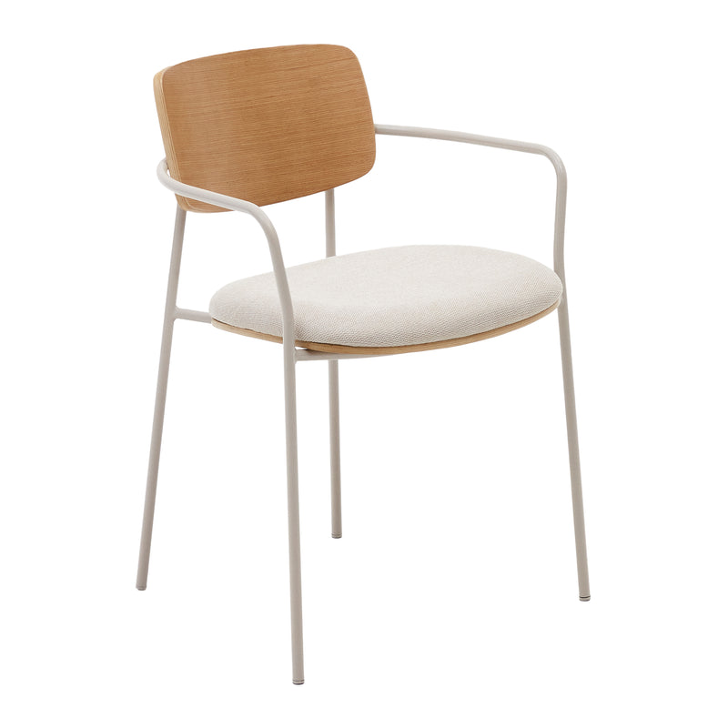 Kave Home - Maureen Stuhl | Eiche / beige