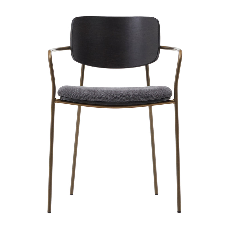 Kave Home - Maureen Stuhl | Esche / messing