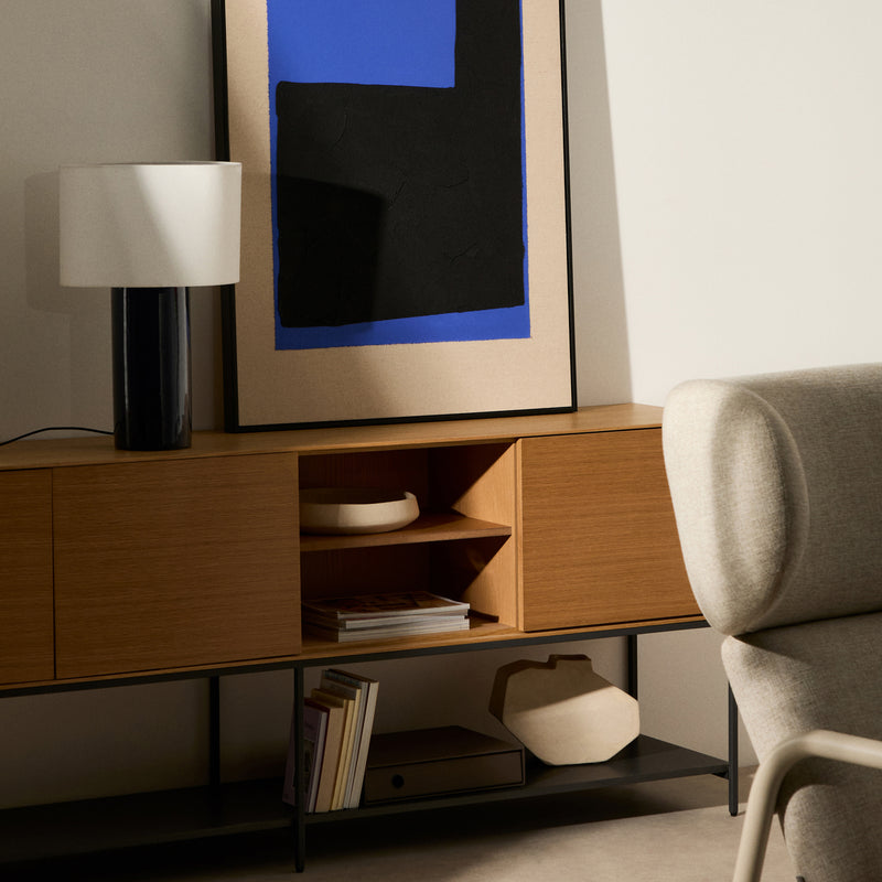 Kave Home - Vedrana Sideboard | 195 x 80 cm / Eiche
