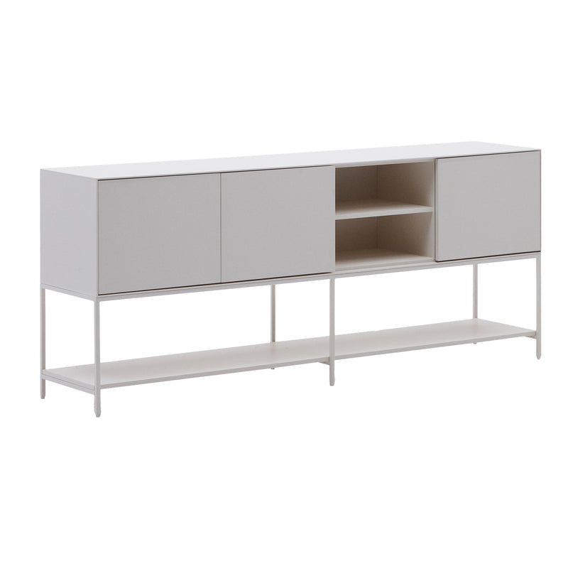 Kave Home - Vedrana Sideboard | 195 x 80 cm / weiß