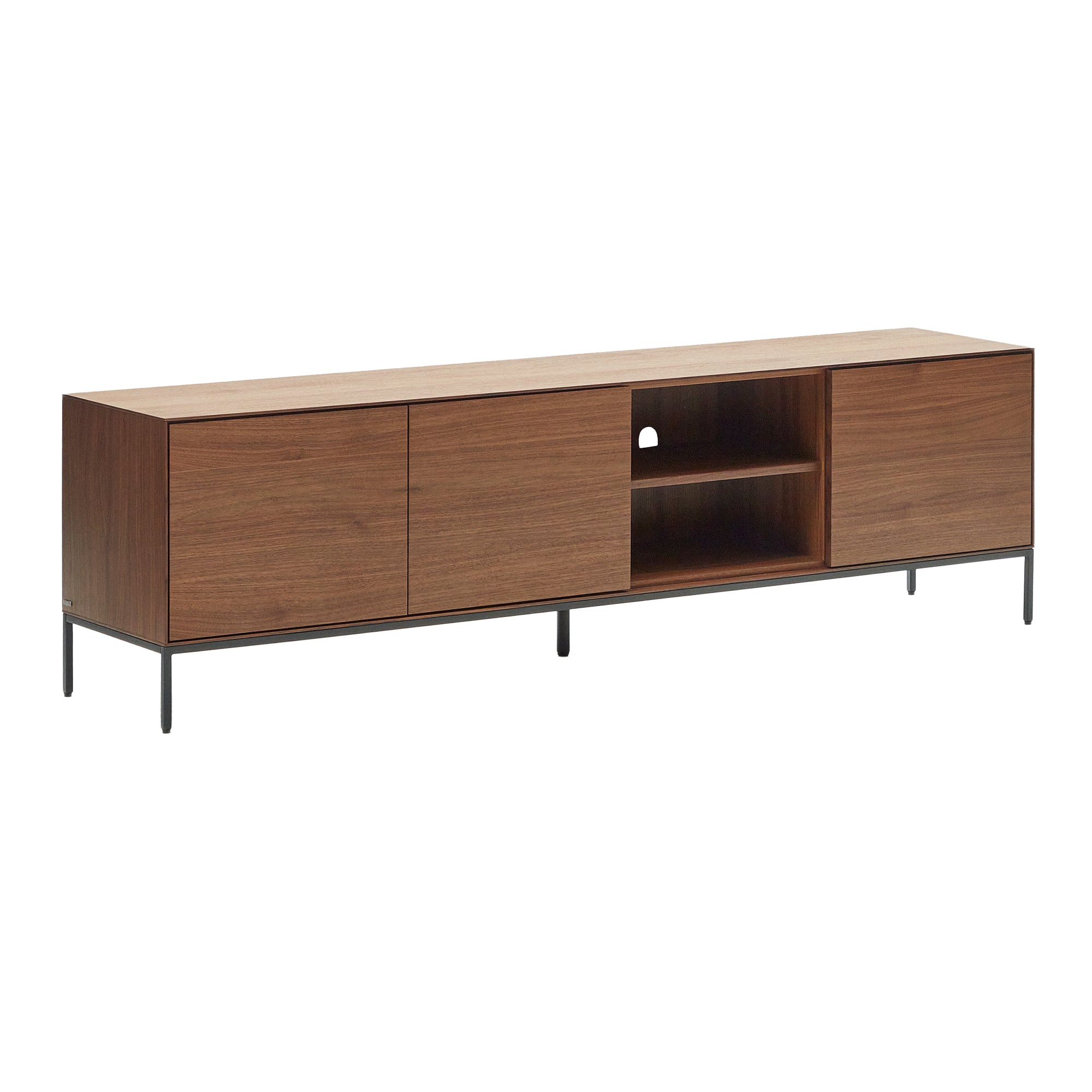 Kave Home - Vedrana TV-Möbel | Walnuss / 195 x 55 cm