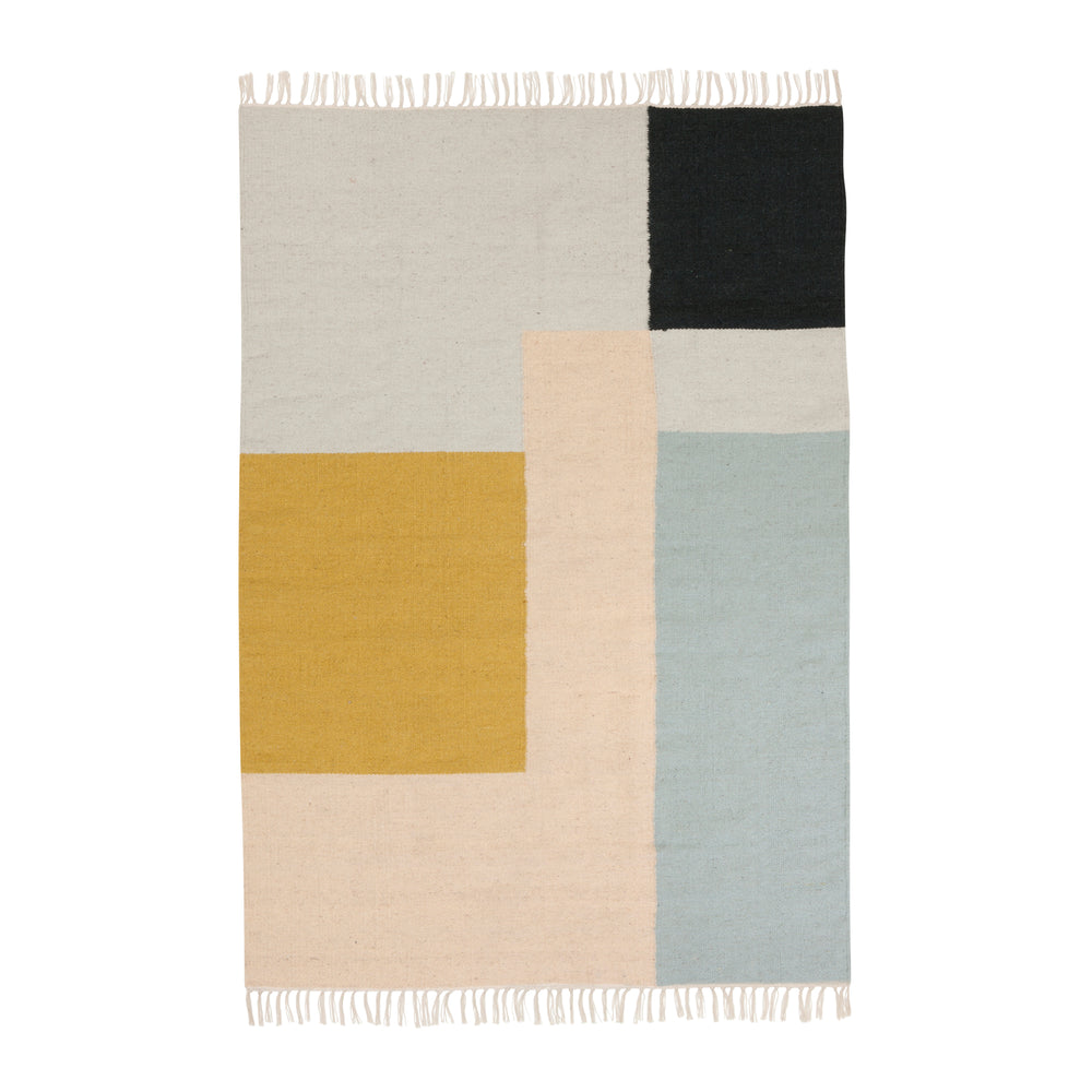 Ferm Living - Kelim Rug Squares | 140 x 200 cm / Quadrate