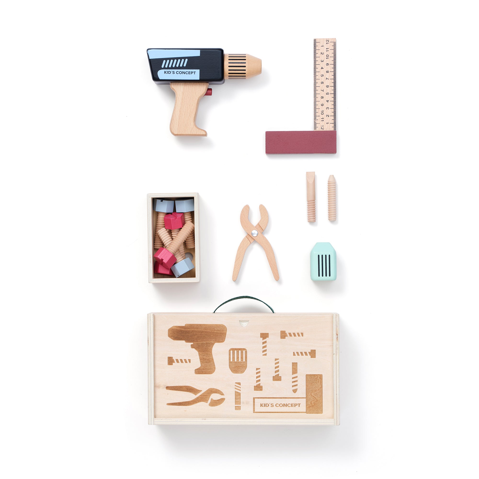 Kids Concept - Kid's Hub Werkzeugkoffer mit Zubehör