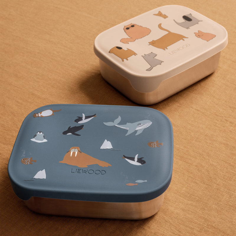 LIEWOOD - Arthur Lunchbox mit Deckel | arctic sea