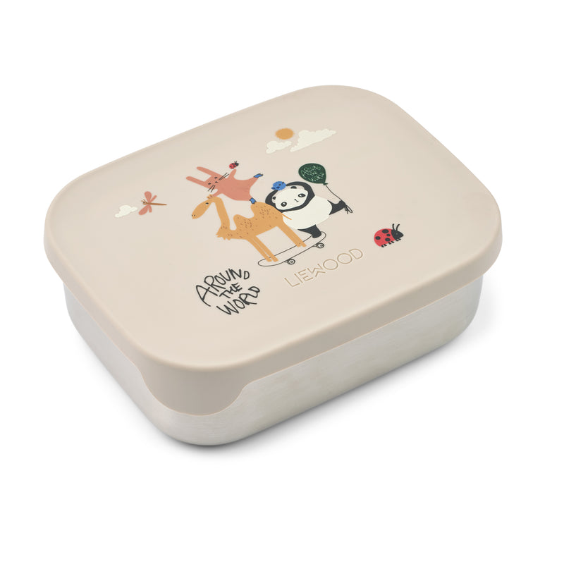 LIEWOOD - Arthur Lunchbox mit Deckel | around the world