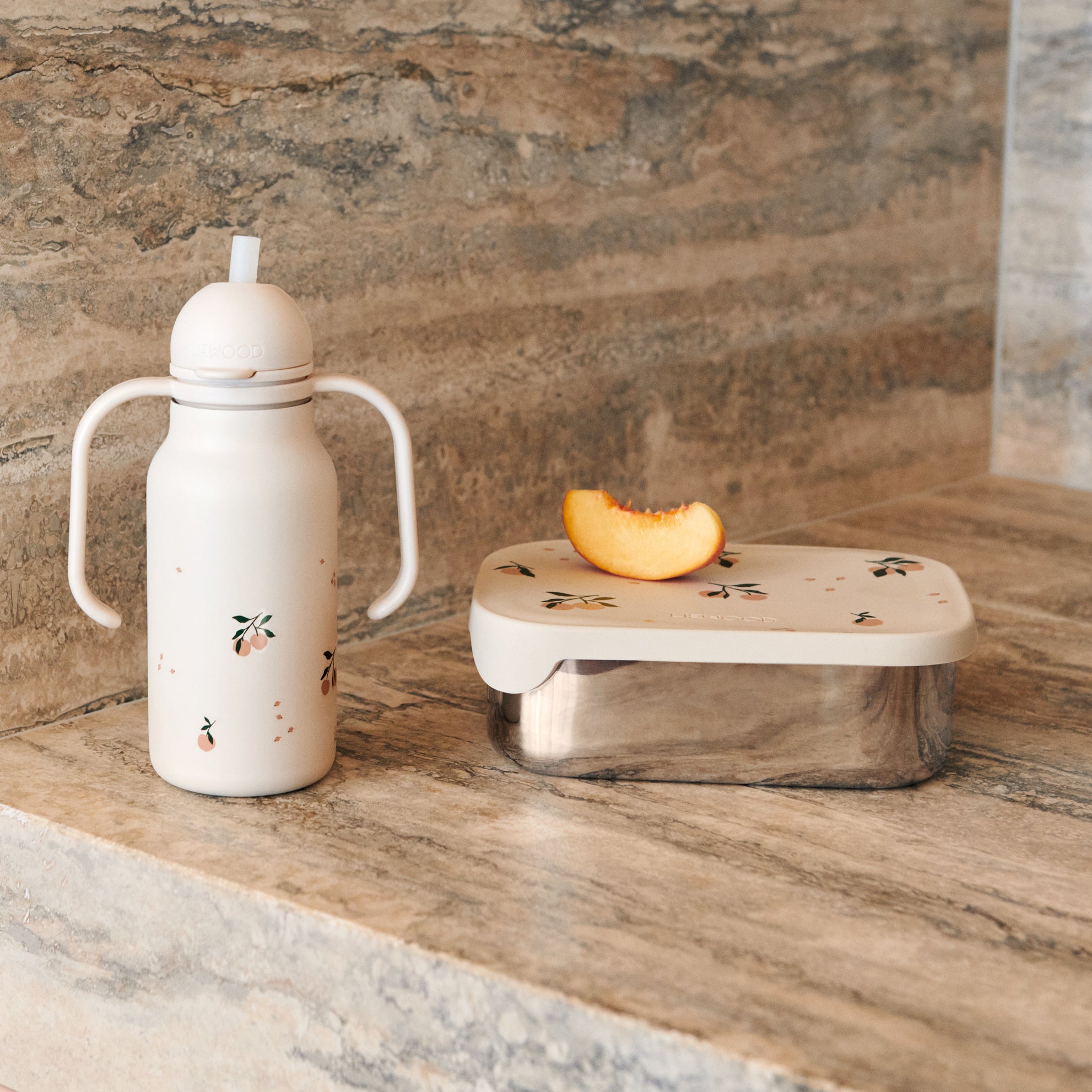 LIEWOOD - Arthur Lunchbox mit Deckel | peach