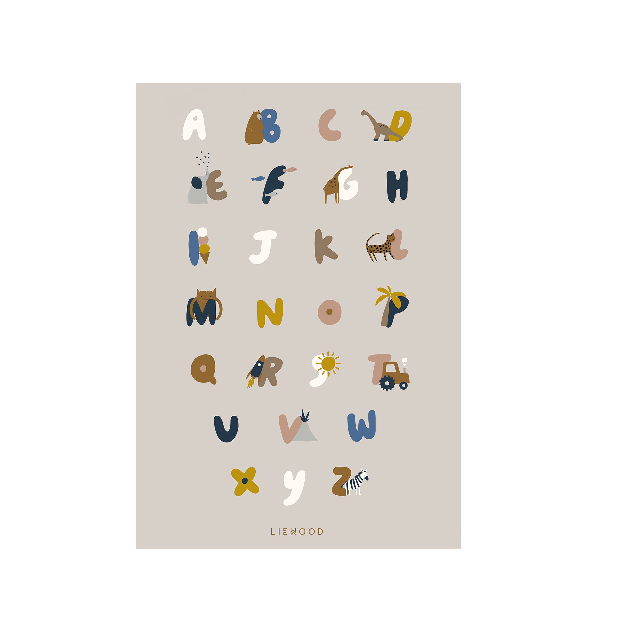 LIEWOOD - Beverly Poster | alphabet