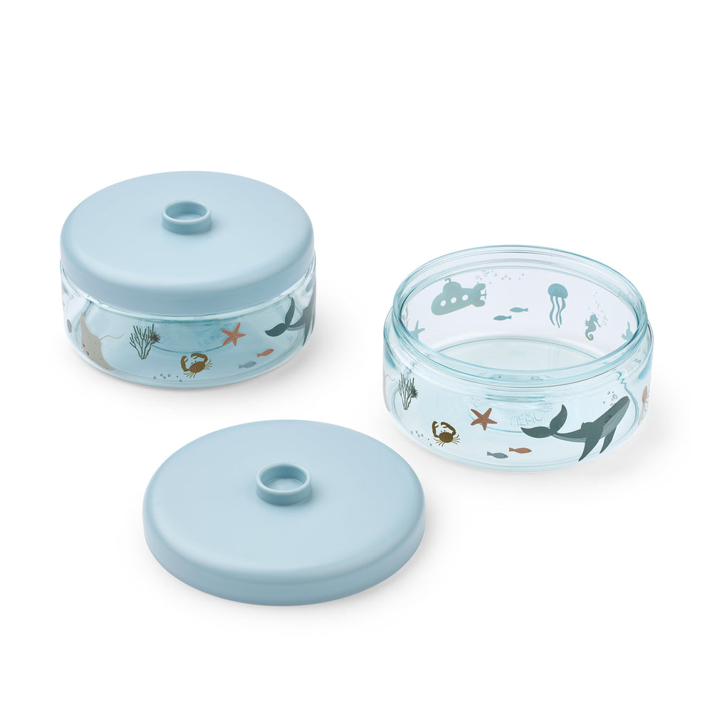 LIEWOOD - Dominique Snack Box | Sea creature / 2er-Set