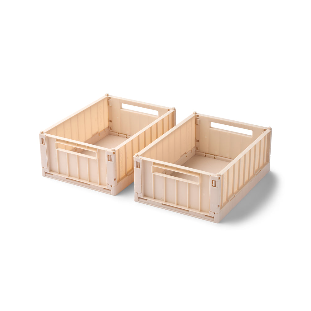 LIEWOOD - Weston Aufbewahrungsbox | 2er-Set / 25 x 18 x 9,5 cm / apple blossom