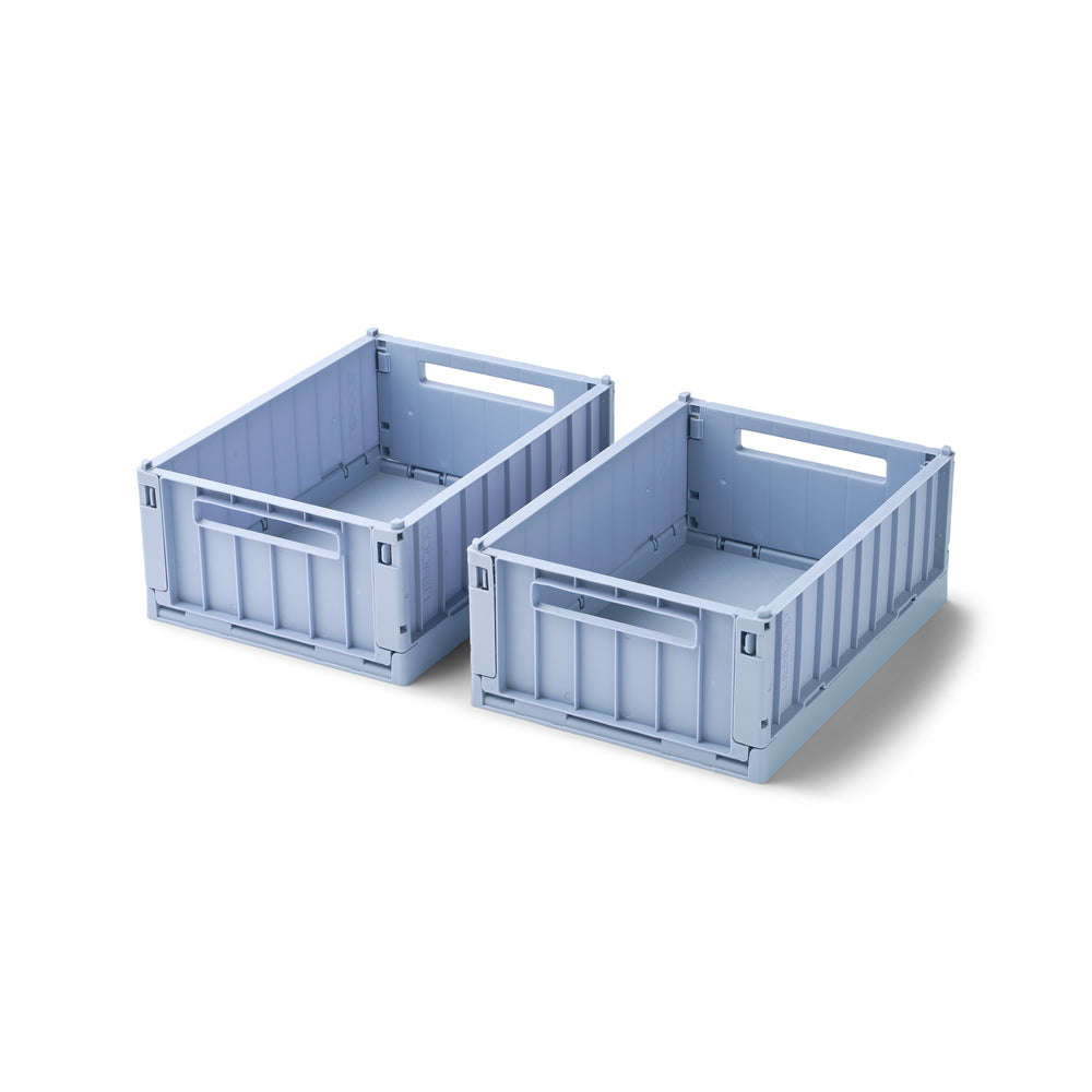 LIEWOOD - Weston Aufbewahrungsbox | 2er-Set / 25 x 18 x 9,5 cm / dusty lavender