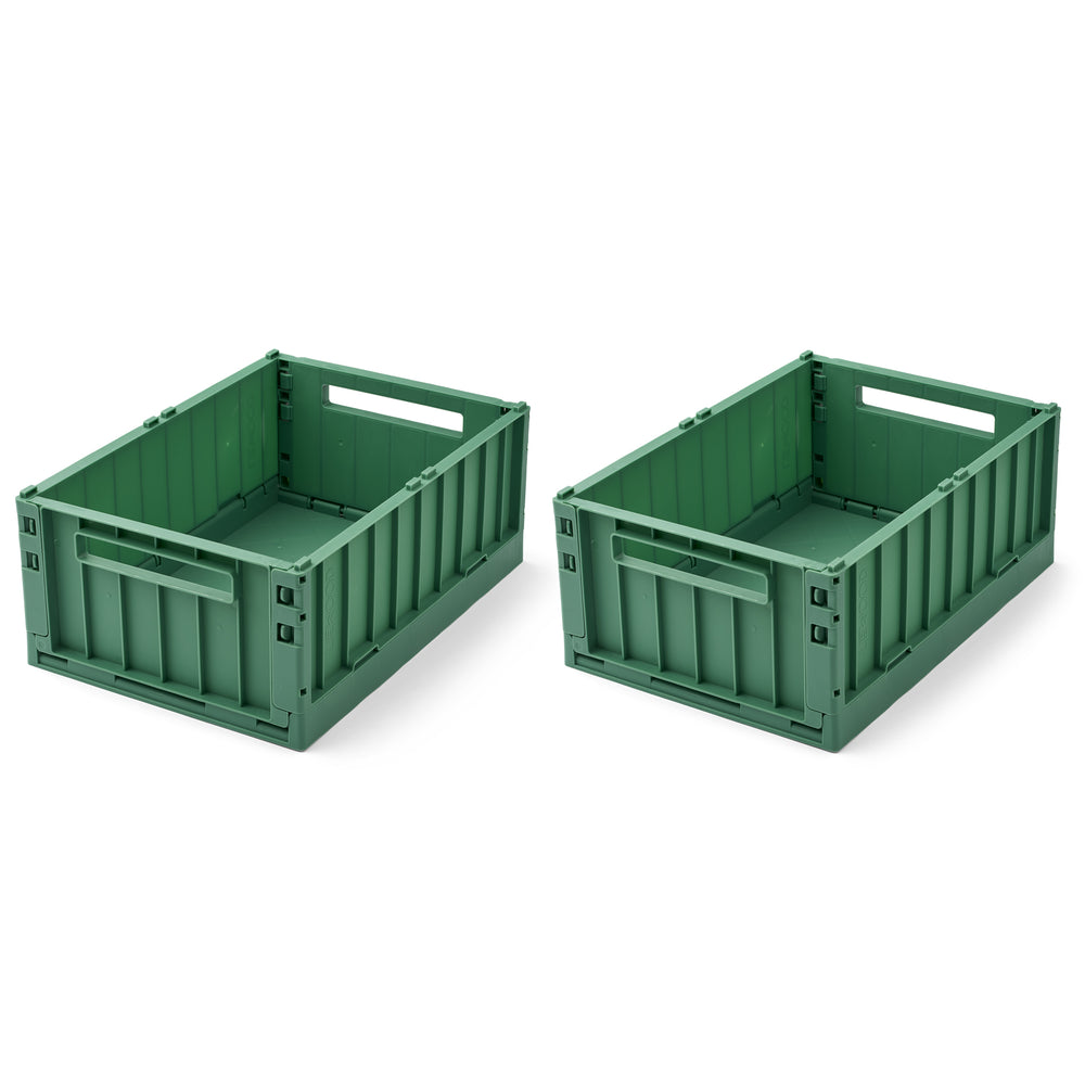 LIEWOOD - Weston Aufbewahrungsbox | 2er-Set / 36 x 25 x 13,5 cm / dusty ivy