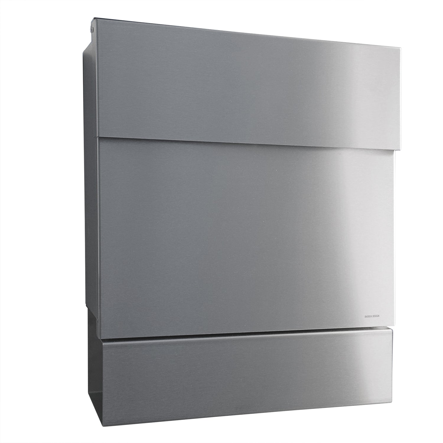 Radius Design - Briefkasten Letterman V mit Zeitungsrolle | Edelstahl
