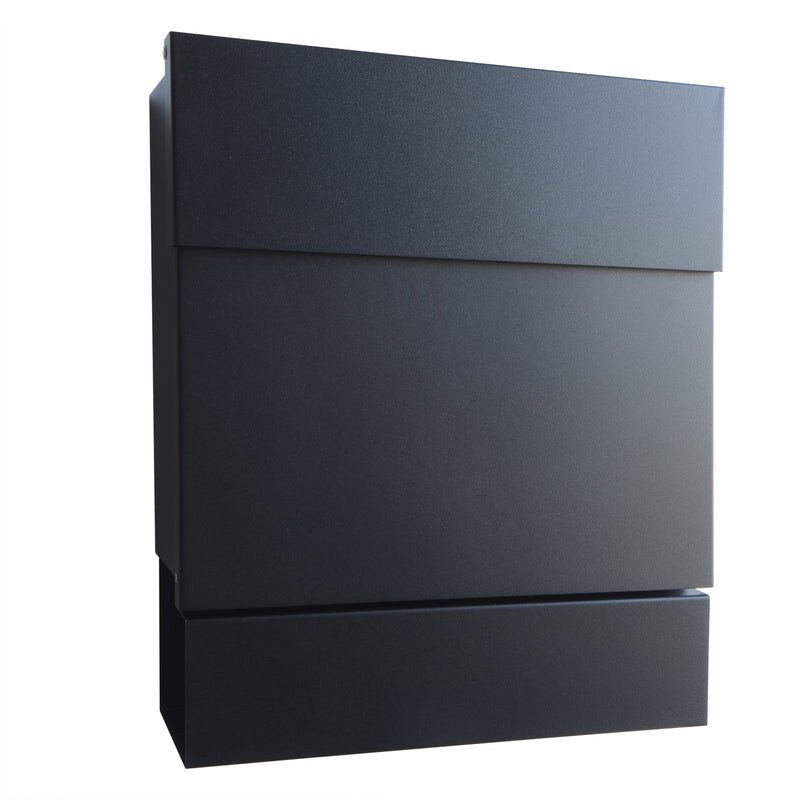 Radius Design - Briefkasten Letterman V mit Zeitungsrolle | schwarz