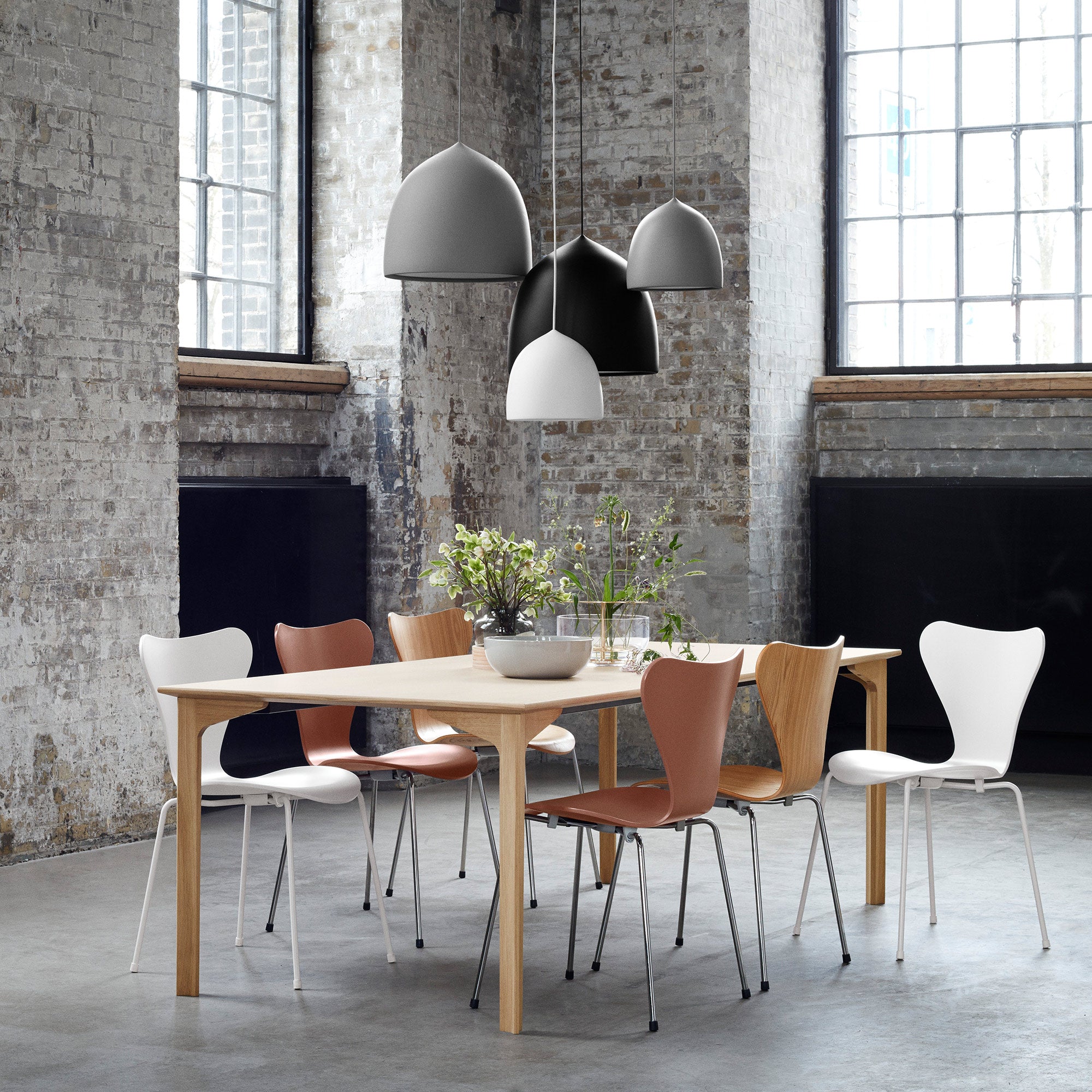 Fritz Hansen - Suspence Pendelleuchte | schwarz matt