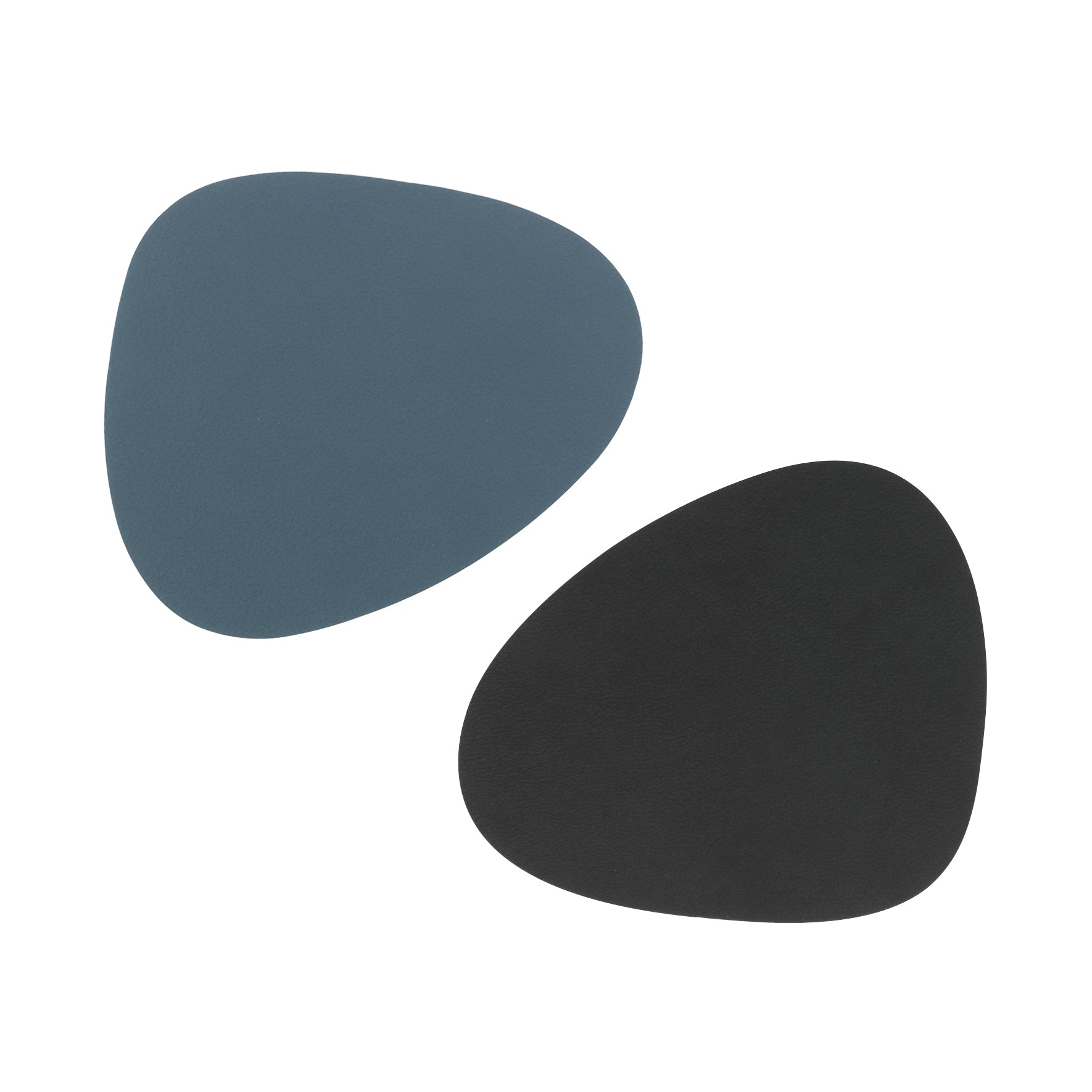 Lind DNA - Glasuntersetzer Curve Double | Nupo dunkelblau/Nupo schwarz