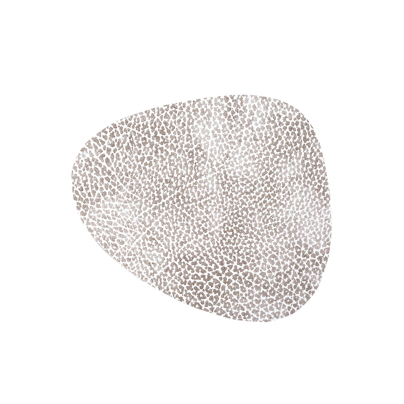 Lind DNA - Glasuntersetzer Curve | Hippo weiß-grau